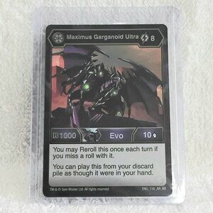 3/$35 Mint Bakugan Maximus Garganoid Ultra ENG_116_AR_BR Card by Spinmaster!!